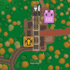 Местонахождение NPC в Харви