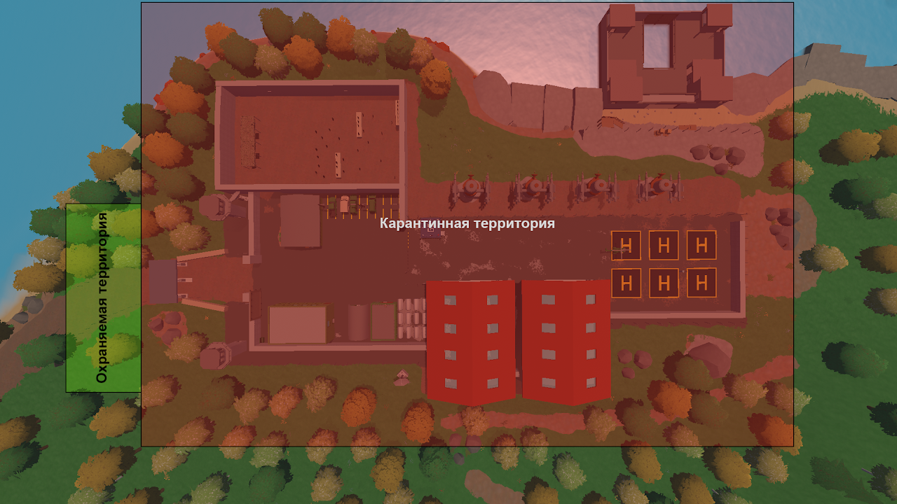 Карта территории Базы Национальной Гвардии