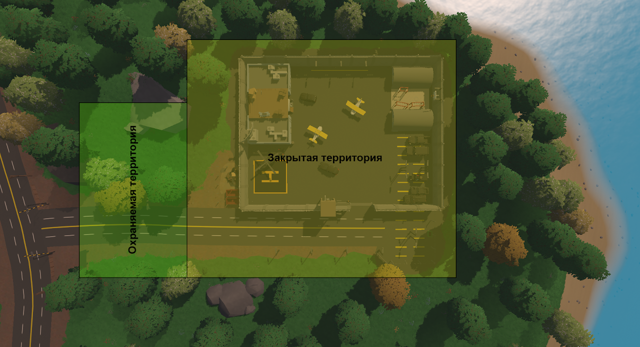 Карта территории Базы SWAT